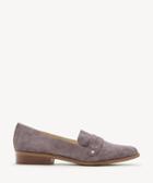 Sole Society Women's Jessica Smoking Slippers Dusted Plum Size 5 Haircalf From Sole Society