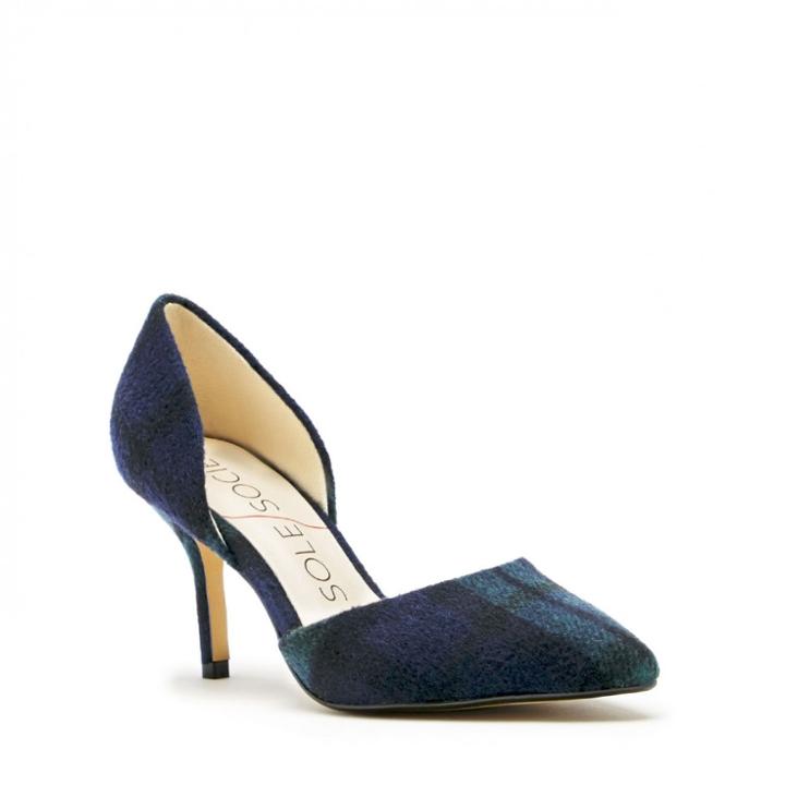 Sole Society Sole Society Chels Dorsay High Heel Pump - Blue Green-5