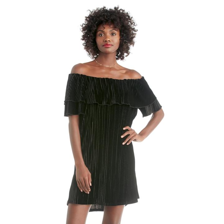 Sanctuary Sanctuary Zodiac Off Shoulder Dress - Black