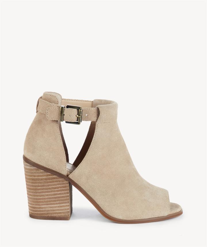 Sole Society Sole Society Ferris Block Heels Sandals Caramel Size 5 Suede