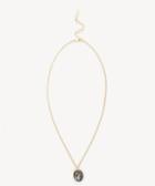 Sole Society Women's Stone Necklace Labradorite One Size From Sole Society
