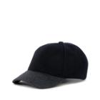 Sole Society Sole Society Two Tone Wool Baseball Cap - Navy Combo