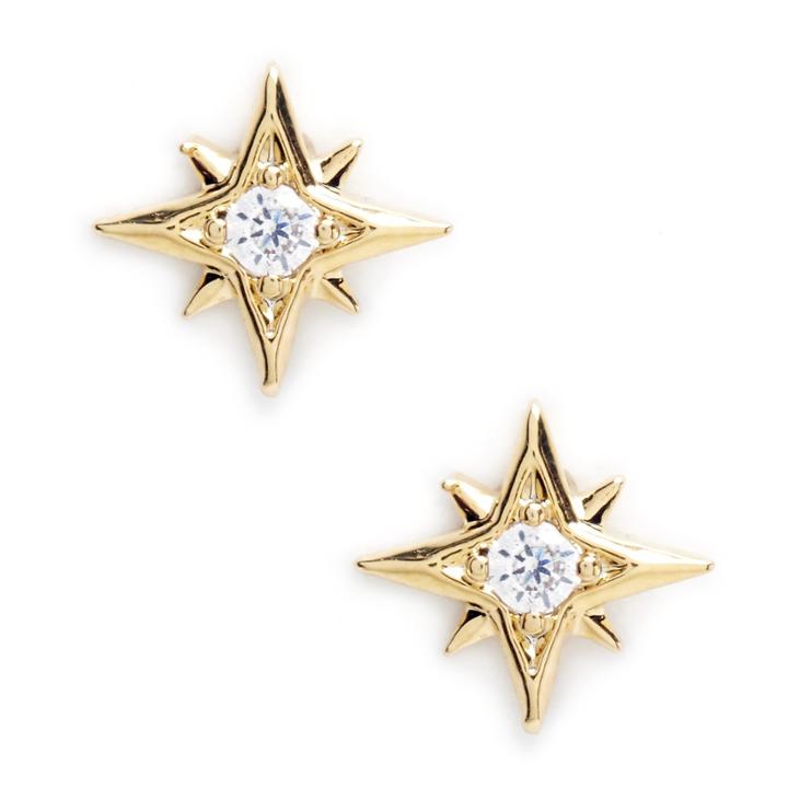 Sole Society Sole Society Plated Celestial Stud Earring - Gold-one Size