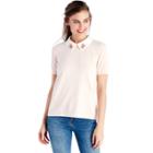 Cece Cece Embellished Collar Pullover - Peach Rose-x-small