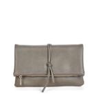 Sole Society Sole Society Barkley Vegan Foldover Clutch W/ Tie