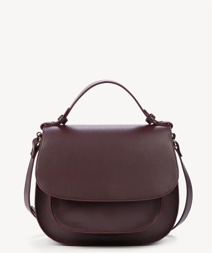 Sole Society Women's Macie Vegan Leather Crossbody Bag Oxblood From Sole Society