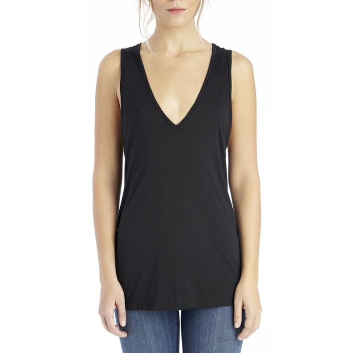 Stylesaint Stylesaint Beechwood V Neck Tank - Black