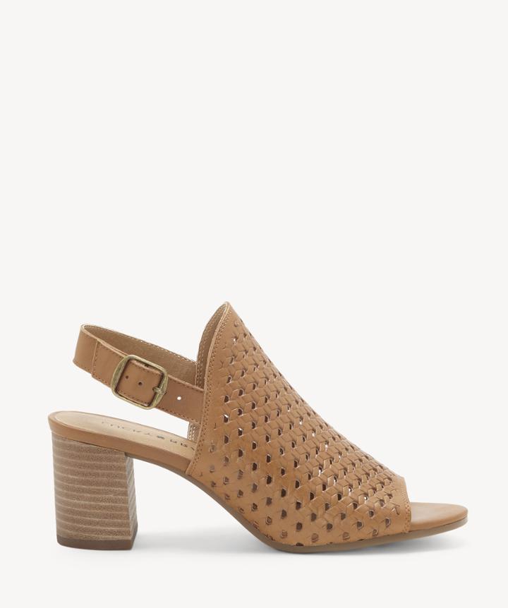 Lucky Brand Lucky Brand Women's Verazano Slingback Sandals Macaroon Size 5 Leather From Sole Society