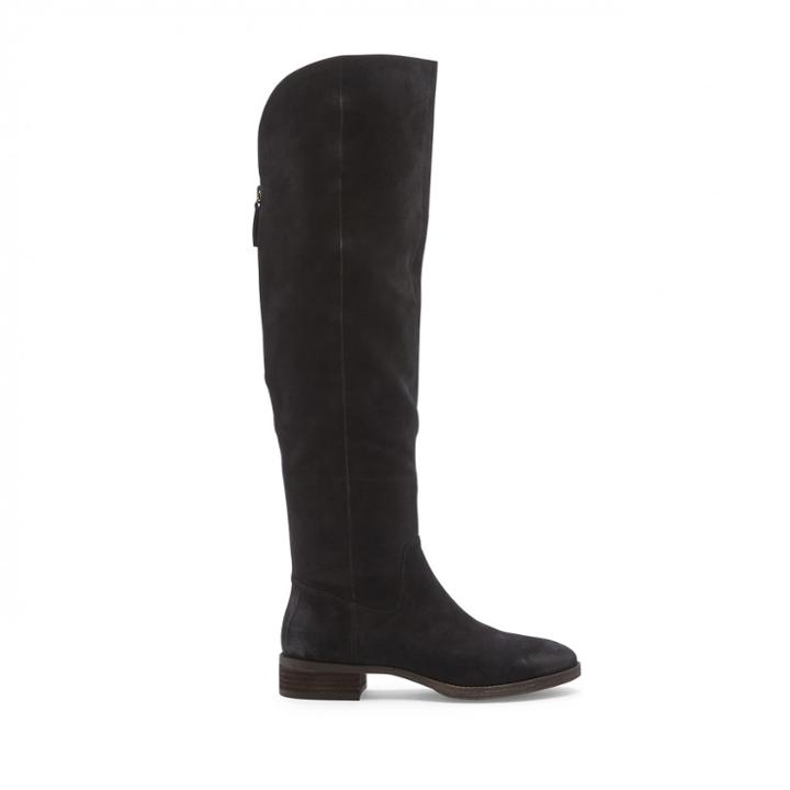 Sole Society Sole Society Andie Otk Tall Boot - Black Nubuck-5