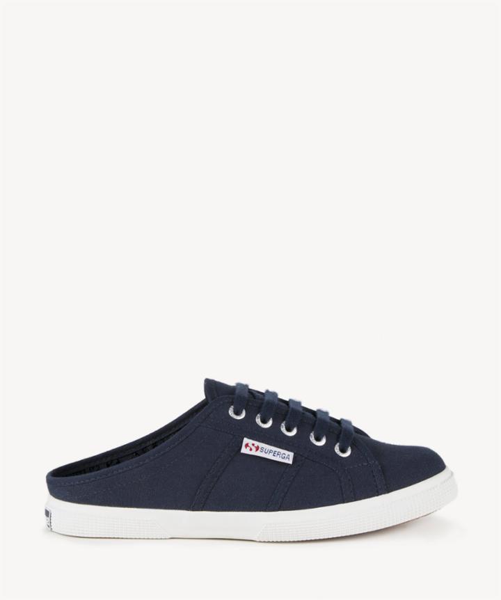 Superga Superga 2288 Mules Tennis Sneakers Navy Size 6 Canvas From Sole Society