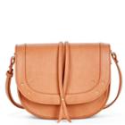Sole Society Sole Society Faylina Vegan Studded Saddlebag W/ Tie - Cognac