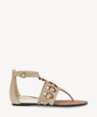 Vince Camuto Vince Camuto Arlanian Flats Sandals Metal Sand Size 5 Leather From Sole Society