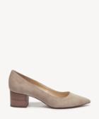 Sole Society Sole Society Andorra Block Heels Pumps Taupe Size 9.5 Haircalf