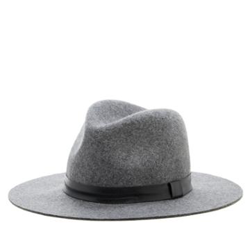 Sole Society Sole Society Tall Crown Wool Hat - Charcoal