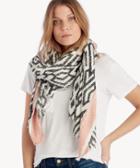 Sole Society Sole Society Aztec Ikat Printed Scarf