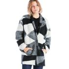 Astr Astr Brook Coat - Black White-xs