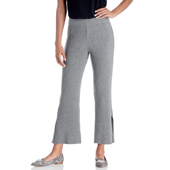 Moon River Moon River Sweater Pants - Grey-xs