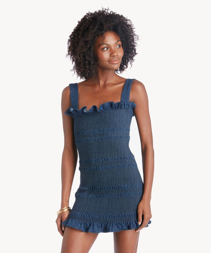 Capulet Capulet Women's Viviane Dress In Color: Indigo Size Xs Cotton From Sole Society
