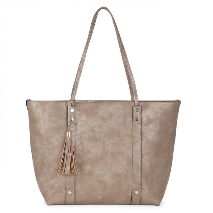 Sole Society Sole Society Adelise Tassel Tote - Taupe-one Size