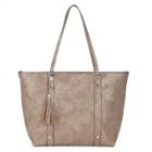 Sole Society Sole Society Adelise Tassel Tote - Taupe-one Size
