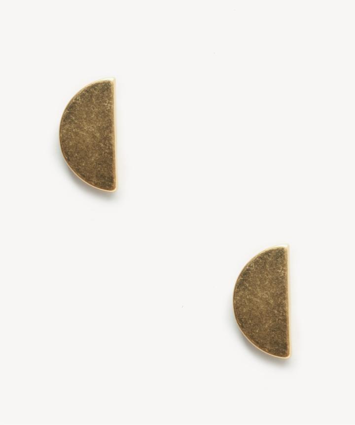Sole Society Women's Disc Studs Worn Gold One Size From Sole Society