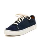Soludos Men's Perforated Suede Tennis Sneaker In Midnight