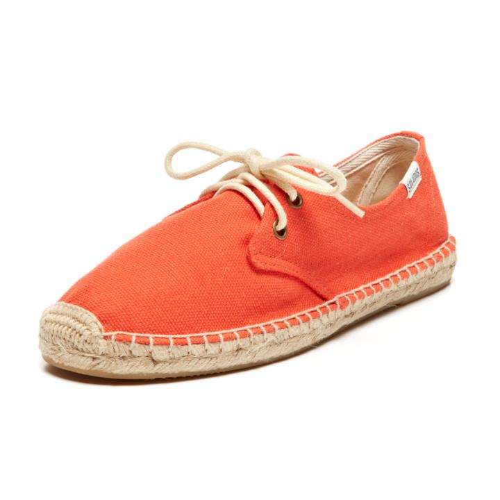 Soludos Canvas Derby Lace Up Espadrille Shoes