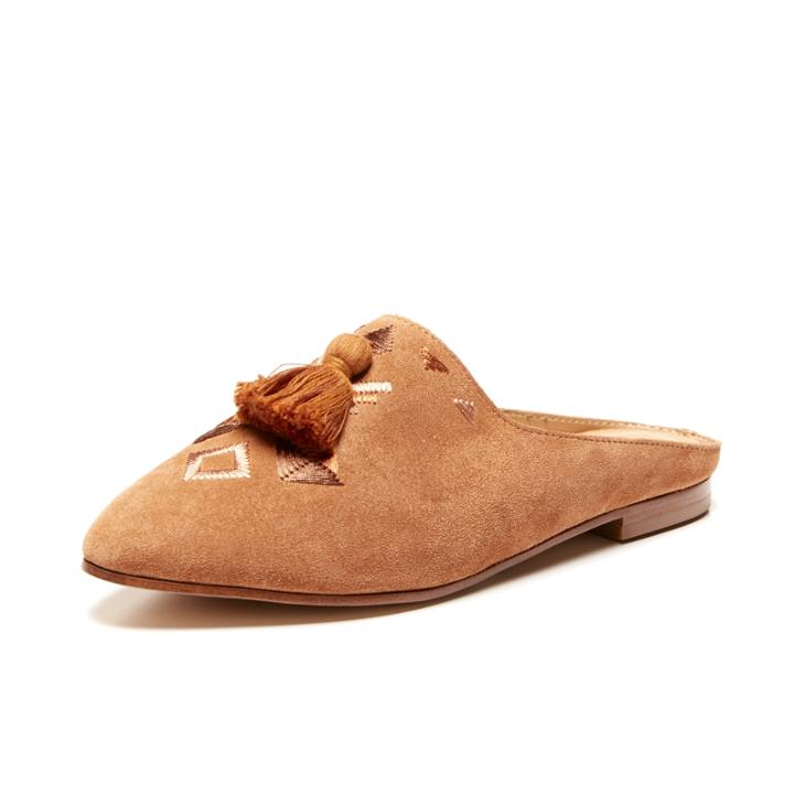 Soludos Plazzo Mule In Tan