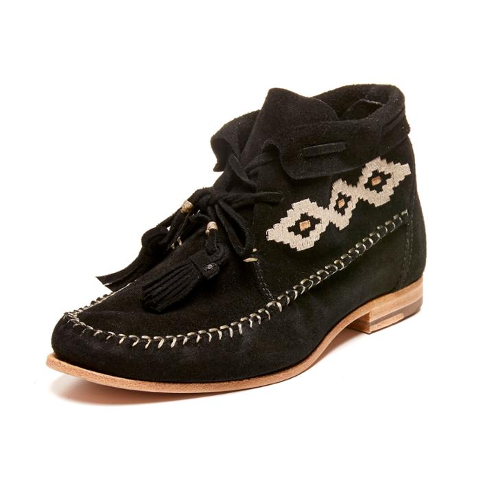 Soludos Moccasin Embroidered Bootie For Women