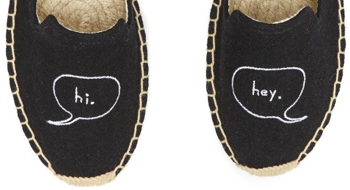 Soludos Ashkahn X Hi Embroidered Platform Smoking Slipper In Black