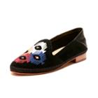 Soludos Embroidered Venetian Loafer In Black