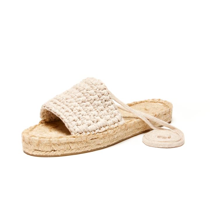 Soludos Womens Wool & The Gang Sand Slide Sandal Diy Kit