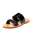 Soludos Black Braided Slide Sandal
