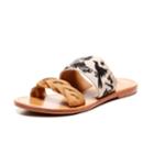 Soludos Otomi Leather Braided Slide Sandal For Women