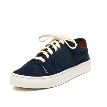 Soludos Perforated Tennis Sneaker Soludos In Midnight
