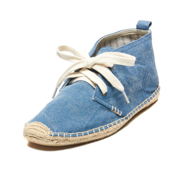 Soludos Mens Desert Boot In Blue