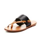 Soludos Leather Slotted Thong Sandal For Women