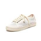 Soludos Mesh Lace Up Sneaker In White
