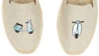 Soludos Men's Scooter Embroidered Smoking Slipper In Sand
