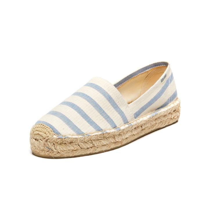 Soludos Nautical Striped Original Platform Slipper