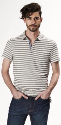 Sperry Short Sleeve Pocket Polo White/navy, Size S Men's
