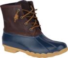 Sperry Saltwater Duck Boot Tan/navy, Size 5m Women's Shoes