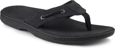 Sperry Baitfish Flip-flops Black, Size 8m Men's Shoes