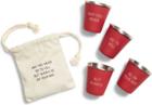 Sperry May You Never Shot Glasses Red, Size One Size Women's