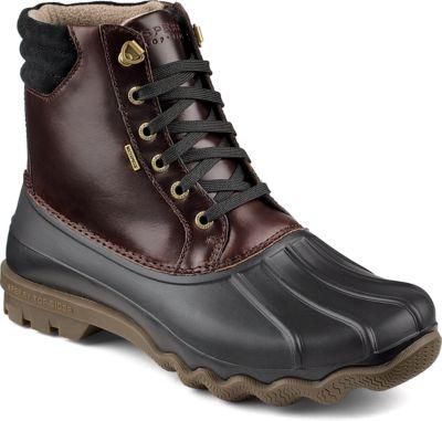 Sperry Avenue Duck Boot Black/amaretto, Size 10m Men's Shoes