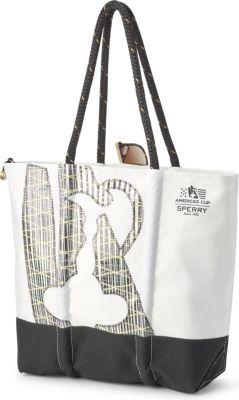 Sperry Sea Bags America's Cup Medium Tote Black, Size One Size Women's