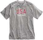 Sperry Us Sailing Team Usa Graphic T-shirt Grey, Size S Men's