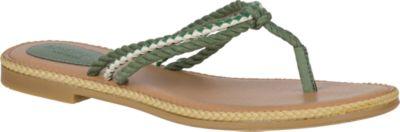 Sperry Anchor Coy Flip-flop Olive, Size 5m Women's Shoes