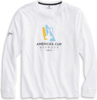 Sperry America's Cup Longsleeve T-shirt White, Size Xs Women's