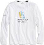 Sperry America's Cup Longsleeve T-shirt White, Size Xs Women's